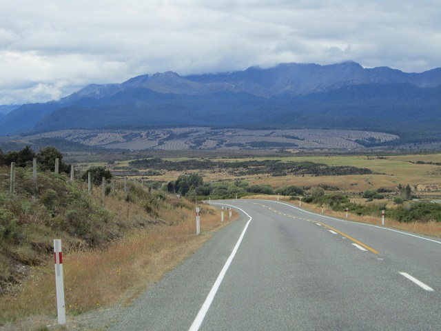 Nieuw Zeeland, weg naar Knobs Flat